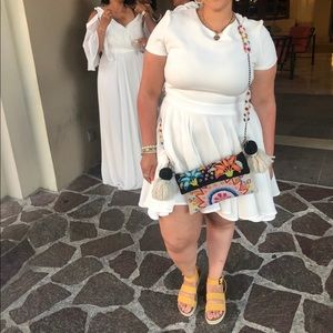 ASOS White Skater Dress